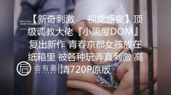 【新奇刺激❤️视觉盛宴】顶级调教大佬『小黑屋DOM』复出新作 青春京都女孩放在纸箱里 被各种玩弄真刺激 高清720P原版