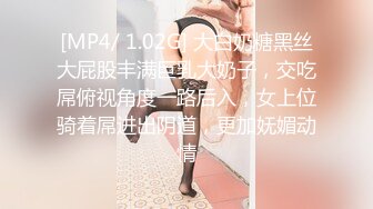 [MP4/ 1.02G] 大白奶糖黑丝大屁股丰满巨乳大奶子，交吃屌俯视角度一路后入，女上位骑着屌进出阴道，更加妩媚动情