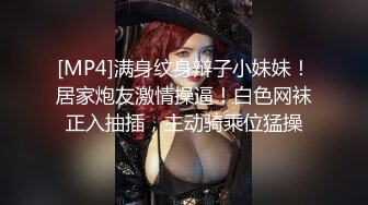 [MP4]满身纹身辩子小妹妹！居家炮友激情操逼！白色网袜正入抽插，主动骑乘位猛操