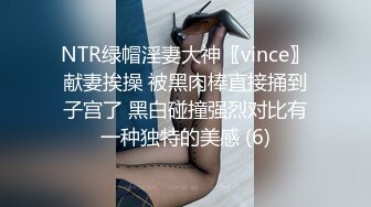 NTR绿帽淫妻大神〖vince〗献妻挨操 被黑肉棒直接捅到子宫了 黑白碰撞强烈对比有一种独特的美感 (6)