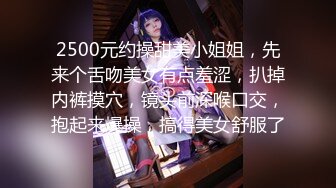 2500元约操甜美小姐姐，先来个舌吻美女有点羞涩，扒掉内裤摸穴，镜头前深喉口交，抱起来爆操，搞得美女舒服了