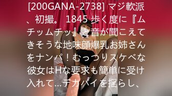 [200GANA-2738] マジ軟派、初撮。 1845 歩く度に『ムチッムチッ』と音が聞こえてきそうな地味顔爆乳お姉さんをナンパ！むっつりスケベな彼女はHな要求も簡単に受け入れて…デカパイを揺らし、