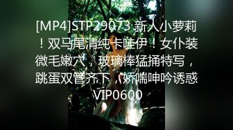 [MP4]STP29073 新人小萝莉！双马尾清纯卡哇伊！女仆装微毛嫩穴，玻璃棒猛捅特写，跳蛋双管齐下，娇喘呻吟诱惑 VIP0600