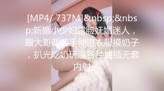 [MP4/ 737M]&nbsp;&nbsp;新婚小少妇露脸妩媚迷人，跟大哥调情手伸进衣服摸奶子，扒光吃奶玩逼各种抽插无套内射