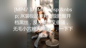 [MP4/ 379M]&nbsp;&nbsp; JK装极品萝莉顶级肥臀开档黑丝，反差清纯又很骚， 无毛小穴被大屌撑开，一下下撞击