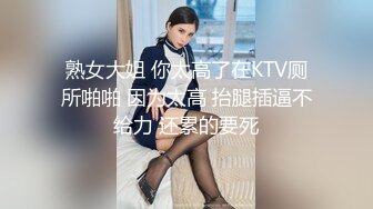 熟女大姐 你太高了在KTV厕所啪啪 因为太高 抬腿插逼不给力 还累的要死