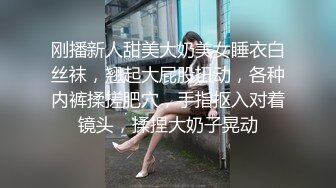 刚播新人甜美大奶美女睡衣白丝袜，翘起大屁股扭动，各种内裤揉搓肥穴，手指抠入对着镜头，揉捏大奶子晃动